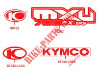 PEGATINAS para Kymco MXU 700I EX EPS IRS 4T EURO 4