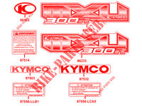 PEGATINAS para Kymco MXU 300 R 4T T3B