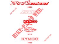 PEGATINAS para Kymco DINK STREET 125 I ABS 4T EURO III