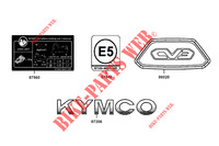 PEGATINAS para Kymco CV3 550 4T EURO 5