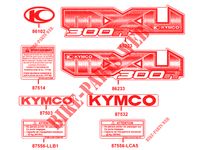 PEGATINAS para Kymco MXU 300 R 4T EURO II