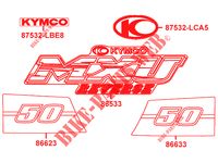 PEGATINAS para Kymco MXU 50 2T EURO II