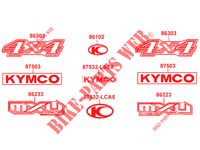 PEGATINAS para Kymco MXU 500 2X4    4X4 4T EURO II